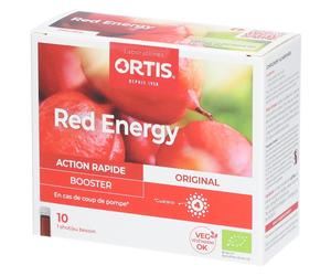 Ortis Red Energy BIO Ampoule(S) Buvable(S) 10x15 ml