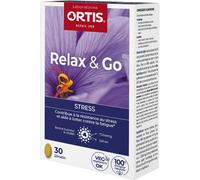 Ortis Relax & Go Complément Alimentaire Contre Le Stress Bio 2x15 Comprimés