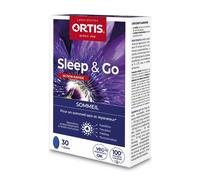 ORTIS Complément alimentaire Sommeil Sleep & Go - Action rapide - 30 comprimés