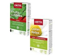 Ortis Transit & Gastro-Intestinal Duo Fruits&Fibres Forte et Colon relax Forte
