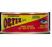 Ortiz Thon Blanc à l'Huile d'Olive, Boîte de 250g, Grande Boîte, Pour Recettes Gastronomiques