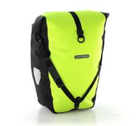 Sacoche de porte bagages ortlieb back roller high visibility 20l jaune fluo noir reflechissant