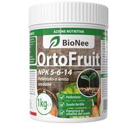 OrtoFruit 1 Kg - Engrais organique Minéral Pelletté NPK 5-6-14 Biologique | Nutrition Naturelle et Graduelle | Pour Potager, Verger, Vigne et Olivier