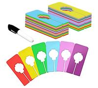 Orton Lot de 30 séparateurs rectangulaires réutilisables 6 couleurs pour trier la taille des vêtements
