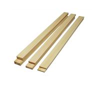 Orton Lot de 6 baguettes de guidage en bois pour planche à boue, outils de formation de planches de boue, outils d'enseignement de poterie