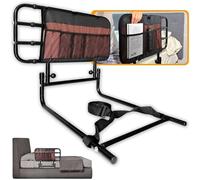 OrtoPrime Barrière de Lit Adulte Confort - Barre d’Appui pour Personnes Âgées - Barrière Lit Anti Chute - Barrière de Lit Pliable pour Adulte - Barre de Protection Lit Sécurisée