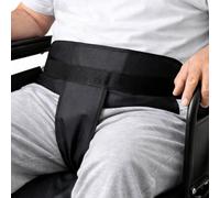 OrtoPrime Ceinture pour Fauteuil Roulant - Ceinture de Sécurité pour Fauteuil - Ceinture Abdominale Périnéale Anti-Chute - Universelle Ajustable - Personnes Âgées et Handicapées