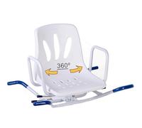 OrtoPrime Chaise Pivotante 360º pour Baignoire - Siège de Bain Adulte pour Transfert Facile - Chaise Baignoire Adulte Pivotante - Siege de Douche pivotante - Siege Baignoire Pivotante - Siège Bain