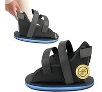 OrtoPrime Chaussure postopératoire BILATÉRALE 3 Tailles - Chaussure post opératoire pied et cheville - Botte de marche - Botte pour platre - Modèle réglable Femme Homme - Taille S (36-38)