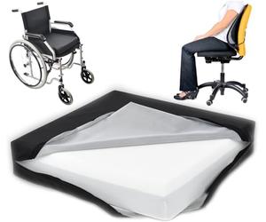 OrtoPrime Coussin Anti escarres en Mousse à Mémoire de Forme+HR-Coussin Coccyx de Siège Orthopédique-Coccyx Cushion - Coussin pour Fauteuil Roulant Chaise et Bureau-Coussin pour Chaise de Bureau