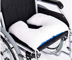 OrtoPrime Coussin Anti-escarres pour Fauteuil Roulant Coussin Coxis Bureau et Maison - Coussins Anti-escarres préventifs (UPP) - Coussin escarres Fer à Cheval Doux et Confortable