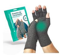 OrtoPrime Gants de Compression pour Arthrite et Arthrose - Confort pour les Mains avec Doigts Nus - Gants Auto-Chauffants contre les Engelures - Accessoire de Soutien Quotidien