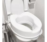 OrtoPrime Réhausseur WC universel pour adulte 15 cm - Réhausseur WC orthopédique pour adultes - Adaptateur WC pour personnes handicapées (sans couvercle)