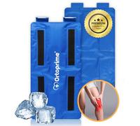 OrtoPrime Sac de Glace Gel pour Genoux - Poche de Glace Réutilisable pour Douleurs et Inflammations, Adapté à Toutes les Parties du Corps, Froid et Chaleur.