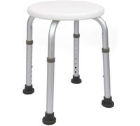 OrtoPrime Tabouret de Douche antidérapant réglable - Chaise de Bain Adulte et Personne âgée - Tabouret Plastique Douche pour Baignoire - Siège de Douche Confortable et sécurisé