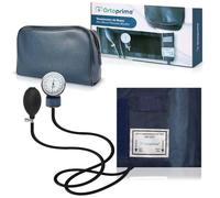 OrtoPrime Tensiomètre Manuel Professionnel pour le Bras, Sphygmomanomètre Manuel, Kit Médical avec Brassard Ajustable, Appareil de Mesure de la Tension Artérielle.