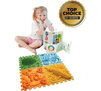 Ortoto Sensory Massage Puzzle Tapis Herbe Boîte 8 pièces