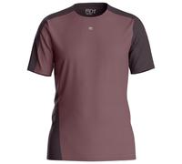 Ortovox - T-shirt de randonnée en laine mérinos technique et léger - 120 Cool Tec Fast Upward T-shirt M Chestnut pour Homme en Laine - Taille L - Bordeaux L