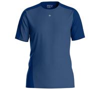 Ortovox – T-shirt randonnée 120 Cool Tec Fast Upward – laine mérinos – Homme S Blue Nunatak
