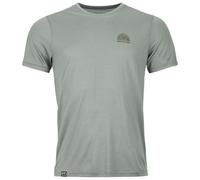 Ortovox - 120 Cool Tec Mountain Stripe T-Shirt - Haut en mérinos - S - green sage