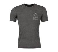 ORTOVOX 120 Cool Tec MTN Duo TS M T-Shirt Unisexe pour Adulte, Mélange Noir Corbeau