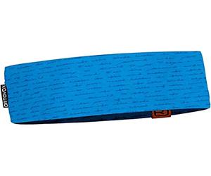 ORTOVOX 120 Tec Print Headband Bandeau Unisexe pour Adulte Taille Unique Sécurité Bleu