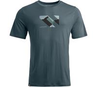 Ortovox T-shirt 140 COOL LANDSCAPE TS M – gris arctique foncé – homme XL