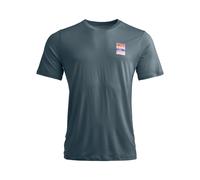 Ortovox - 140 Cool Mountain Gradient TS - T-shirt en laine mérinos homme Dark Arctic Grey - XXL