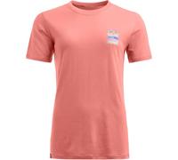 ORTOVOX 140 Cool Mtn Gradient Ts W - Femme - Orange / Rose - taille L- modèle 2026