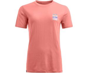 ORTOVOX 140 Cool Mtn Gradient Ts W - Femme - Orange / Rose - taille S- modèle 2026