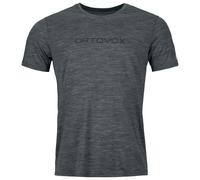 Ortovox - 150 Cool Brand T-Shirt - Haut en mérinos - S - black steel blend