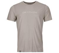 Ortovox - 150 Cool Brand T-Shirt - Haut en mérinos - S - dark linen