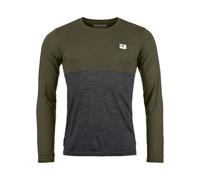 Ortovox - 150 Cool Logo Ls M Dark Wild Herbs - L - Tee-shirt de rando