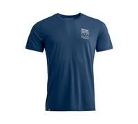 Ortovox - 150 Cool Mountain Mission TS - T-shirt en laine mérinos homme Deep Ocean - S