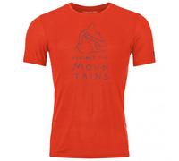 Ortovox 150 Cool MTN Protector TS Hommes T-shirt S Rouge