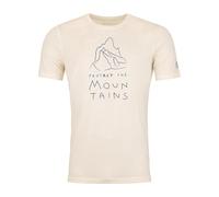 ORTOVOX 150 Cool MTN Protector TS M - T-Shirt en mérinos Confortable et Durable avec Effet rafraîchissant pour Les randonnées alpines - Beige - Homme - XXL