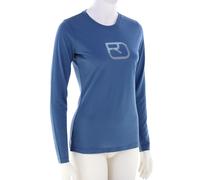 Ortovox - Women's 150 Cool Mountain Silhouette L/S - Haut en mérinos - L - sea surface