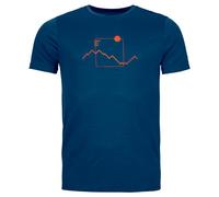 Ortovox - 150 Cool Peak Focus T-Shirt - Haut en mérinos - XL - deep ocean