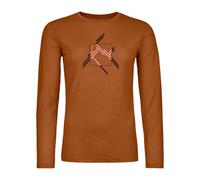 Ortovox - Women's 185 Merino Mountain Cutout L/S - Haut en mérinos - S - bristle brown