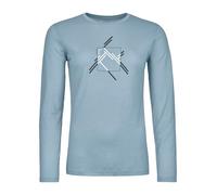 ORTOVOX 185 Mérinos MTN Cutout LS W, 83076, Glacier Grey, XS