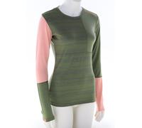 Ortovox 185 Rock‘N‘Wool LS Femmes T-shirt fonctionnel XL Vert foncé olive