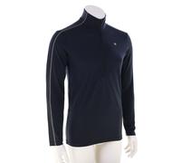 Ortovox 185 Rock´n`Wool Zip Neck Hommes T-shirt fonctionnel XL Noir