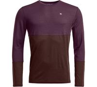 Ortovox - 185 Rock'N'Wool Long Sleeve - Sous-vêtement thermique homme Dark Wild Berry - M