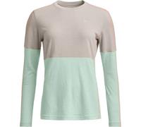 ORTOVOX 185 Rock'n'wool Long Sleeve W - Femme - Gris / Vert - taille M- modèle 2026