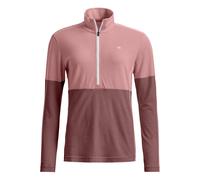 Ortovox - 185 Rock'N'Wool Zip Neck - Maillot thermique laine mérinos femme Dusk Rose - L