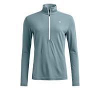 Ortovox - 185 Rock'N'Wool Zip Neck - Maillot thermique laine mérinos femme Icy Shore - L