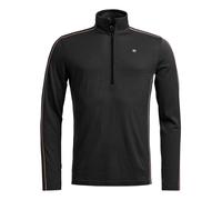 Ortovox - 185 Rock'N'Wool Zip Neck - Maillot thermique laine mérinos homme Black Raven - L
