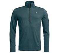 Ortovox - 185 Rock'N'Wool Zip Neck - Maillot thermique laine mérinos homme Dark Arctic Grey - M