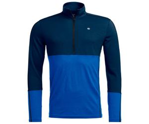 Ortovox - 185 Rock'N'Wool Zip Neck - Sous-vêtement mérinos - XL - deep ocean