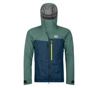 Ortovox - Veste de freeride - 3L Ravine Shell Jacket M Deep Ocean pour Homme en Laine - Taille S - Vert Vert S